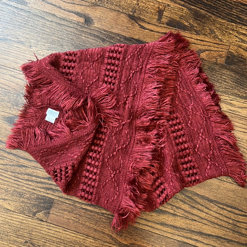 Summer rose maroon Infiniti scarf